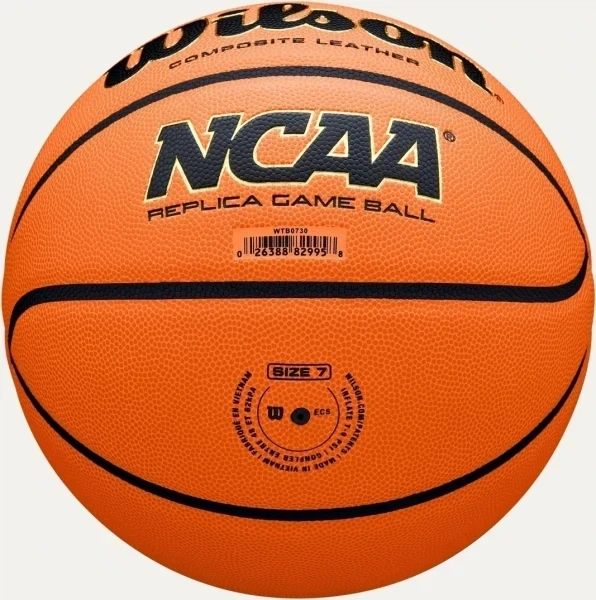 Баскетбольный мяч Wilson NCAA REPLICA GAME оранжевый WZ2022101XB7 Размер EU: 7 - Фото 5 Баскетбольный мяч Wilson NCAA REPLICA GAME оранжевый WZ2022101XB7 Размер EU: 7 - изображение 5