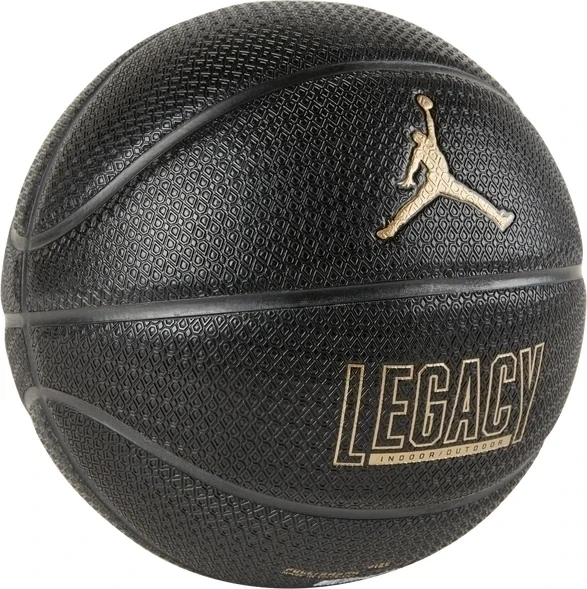 Баскетбольный мяч Nike JORDAN LEGACY 2.0 8P DEFLATED черно-золотой J.100.8253.051.07 Размер EU: 7 - Фото 2 Баскетбольный мяч Nike JORDAN LEGACY 2.0 8P DEFLATED черно-золотой J.100.8253.051.07 Размер EU: 7 - изображение 2