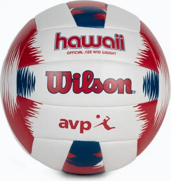 Пляжный набор (волейбольный мяч и фрисби) Wilson HAWAII AVP бело-красно-синий WTH80219KIT Размер EU: 5 - изображение 2