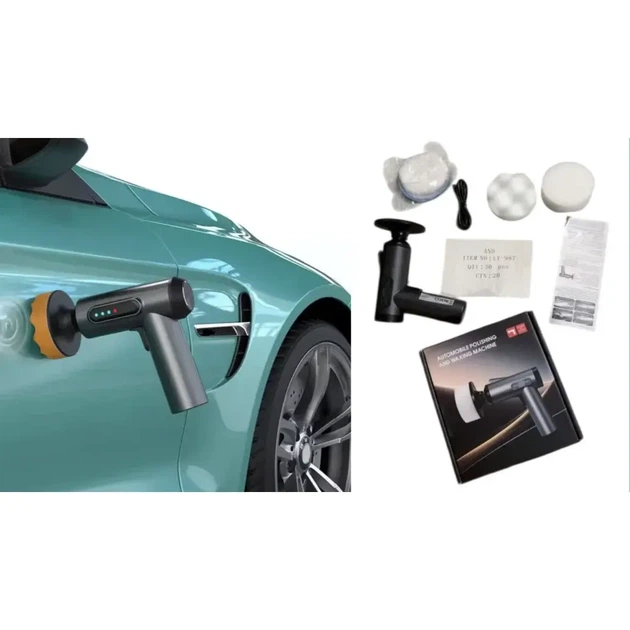 Ручная полировочная машинка Lesko LY-02 аккумуляторная 3 диска USB - изображение 6