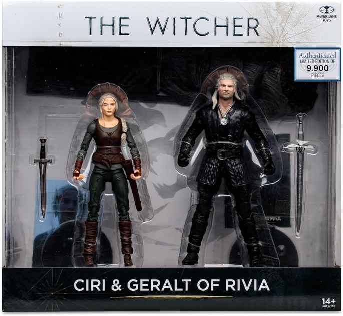 Фигурки МакФарлейн Ведьмак Геральт и Цири из Ривии 18см McFarlane Witcher Ciri Geralt 13813 - изображение 3