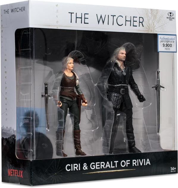 Фигурки МакФарлейн Ведьмак Геральт и Цири из Ривии 18см McFarlane Witcher Ciri Geralt 13813 - изображение 4