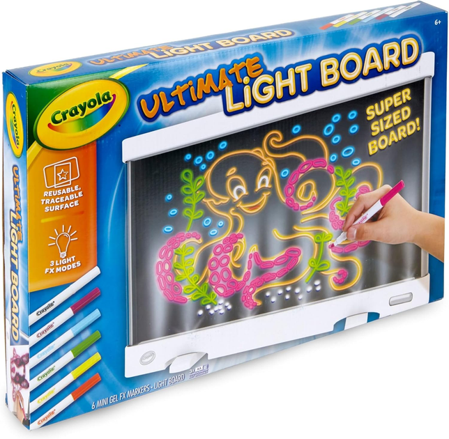 Набор для творчества Крайола Светящаяся Доска для рисования Crayola Light Board 74-7245 - изображение 3