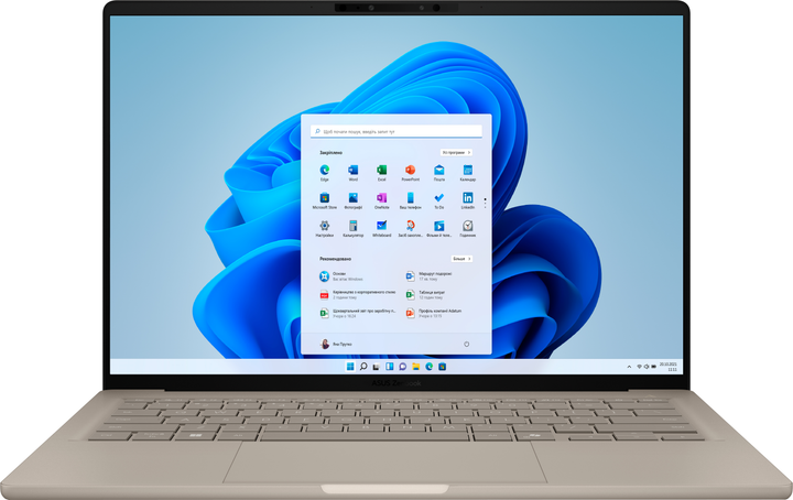 Ноутбук ASUS Zenbook A14 (90NB1501-M00E30) Zabriskie Beige - зображення 1