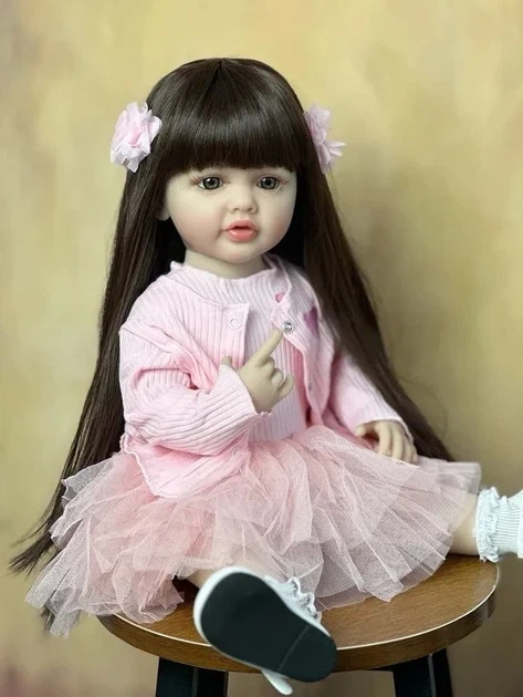Реалистичная кукла Реборн 55 см полностью силиконовая Doll Reborn Baby К0100208.1 - изображение 5