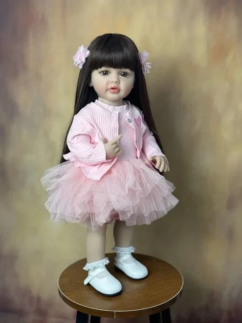 Реалистичная кукла Реборн 55 см полностью силиконовая Doll Reborn Baby К0100208.1 - изображение 6
