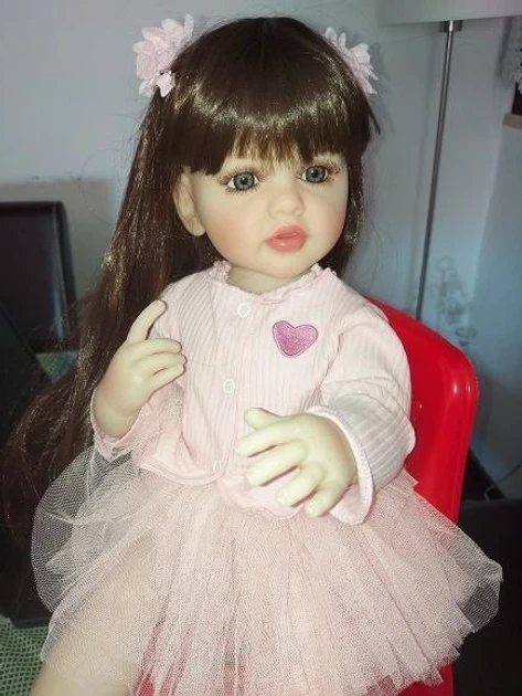 Реалистичная кукла Реборн 55 см полностью силиконовая Doll Reborn Baby К0100208.1 - изображение 7