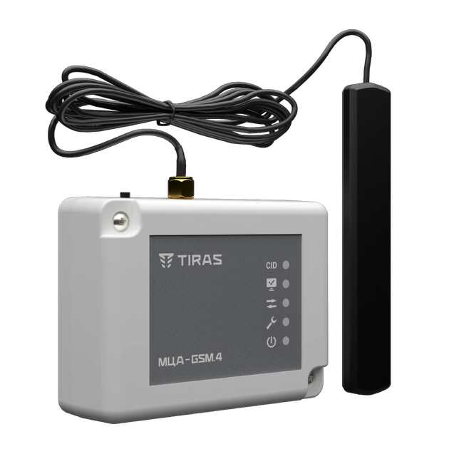 Модуль цифрового GSM-автодозвона Tiras МЦА-GSM.4, Contact-ID, эмуляция телефонной линии, для ППКП, Белый/Чорный - Фото 2 Модуль цифрового GSM-автодозвона Tiras МЦА-GSM.4, Contact-ID, эмуляция телефонной линии, для ППКП, Белый/Чорный - изображение 2