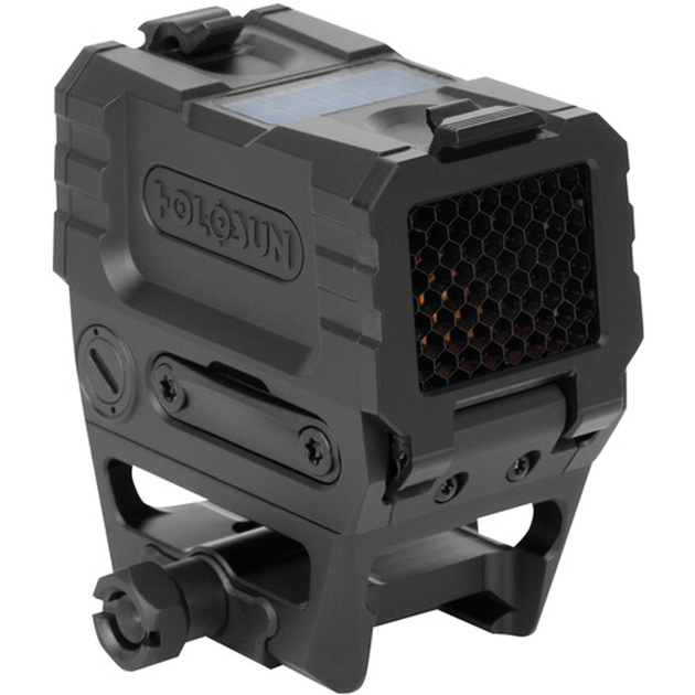 Коллиматорный прицел HolosunAEMS-PRO-X2-RD красая точка 2 MOA Dot/65 MOA Circle/Dot+Circle IP67 CR2032 + солнечная панель Black (AEMS-PRO-X2-RD) - изображение 2
