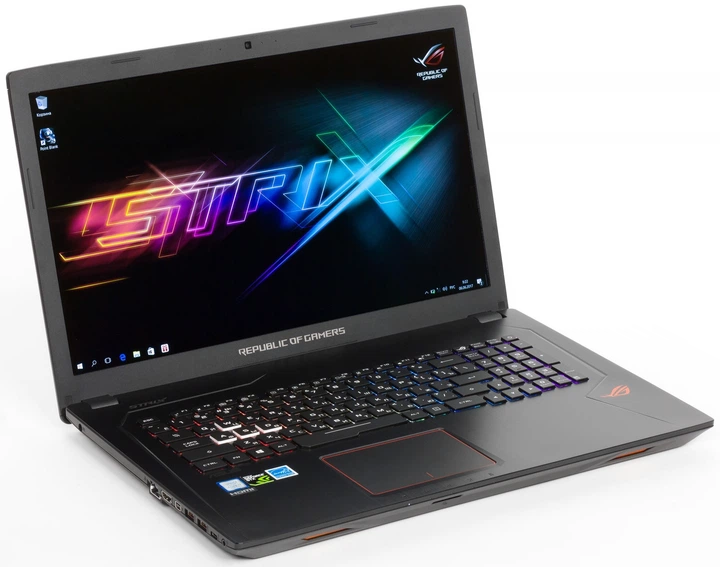 БВ Ноутбук Asus ROG Strix GL753V 17.3" FHD IPS Intel Core i7-7700HQ 16 RAM 500 SSD 1000 HDD NVIDIA GeForce GTX 1050Ti 4 ГБ - изображение 8