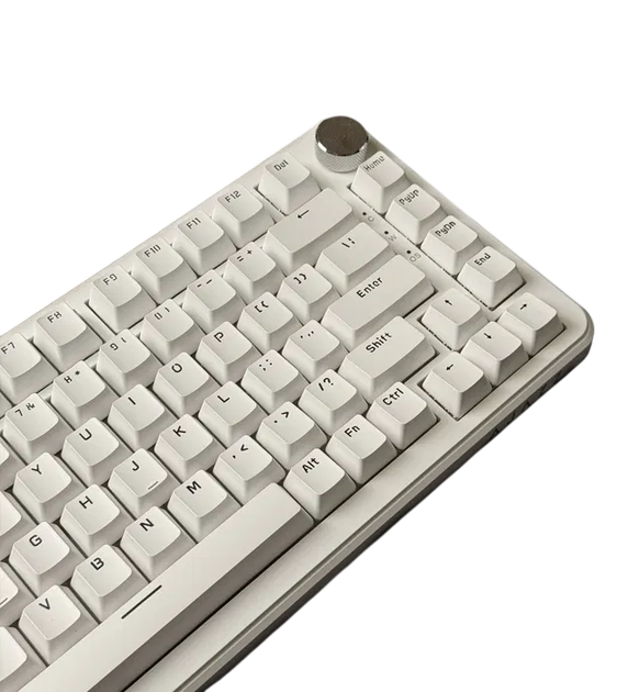 Магнитная клавиатура Ajazz AK820 MAX RGB Magnetic White – фото