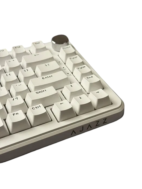 Магнитная клавиатура Ajazz AK820 MAX RGB Magnetic White – фото