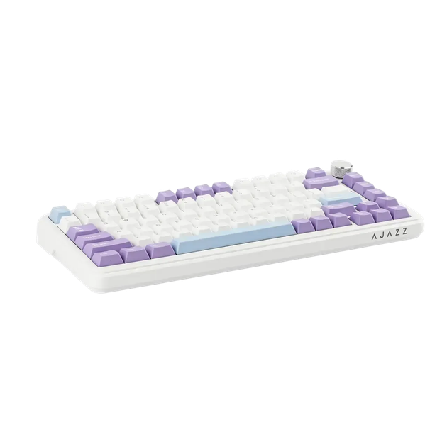 Магнитная Игровая Клавиатура Ajazz AK820 MAX HE с RGB подсветкой Magnetic Switch Purple/White - изображение 4