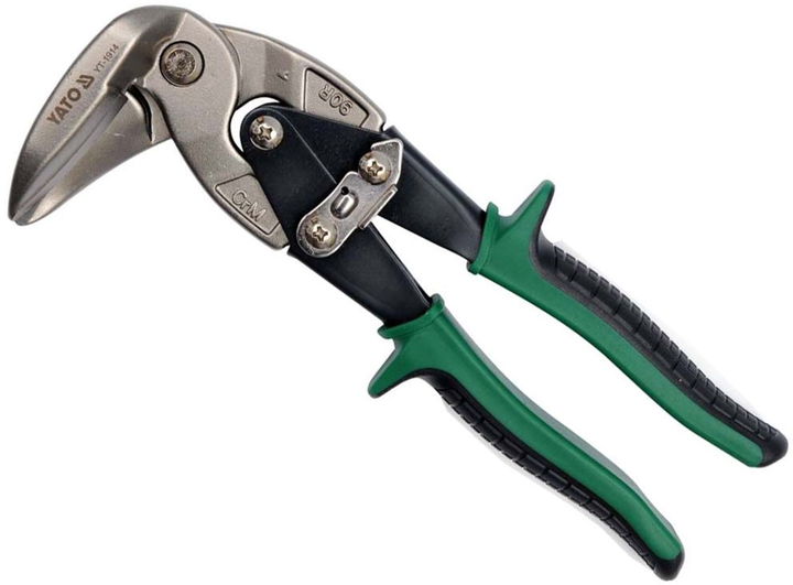 Nożyczki metalowe YATO 225 mm zagięte prawe Cr-Mo YT-1914 (5906083919145) - obraz 1