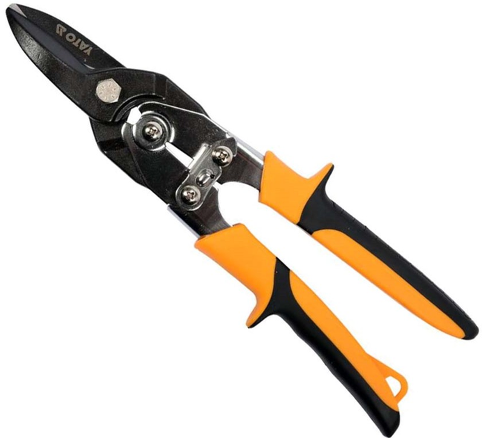 Ножиці по металу YATO 260 мм прямі Cr-Mo YT-1912 (5906083919121) - зображення 2
