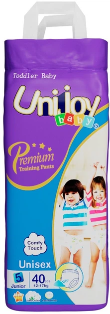 Трусики Unijoy baby Premium XL 12-17 кг 40 шт (6973920542452) - Фото 1 Трусики Unijoy baby Premium XL 12-17 кг 40 шт (6973920542452) - изображение 1