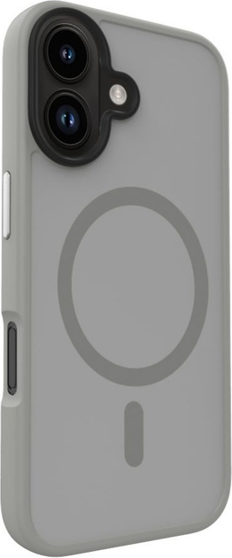 Etui plecki Evelatus Hybird Case With Magsafe do Apple iPhone 16 Silver (EVEAPP16HMCS) - obraz 2