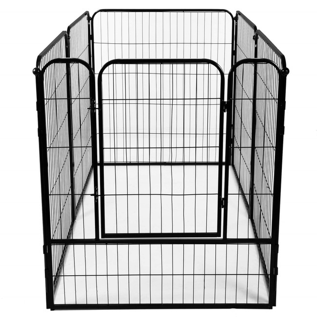 Kojec dla zwierząt SPRINGOS 184x94x100 cm czarny (5907719433677) - obraz 11