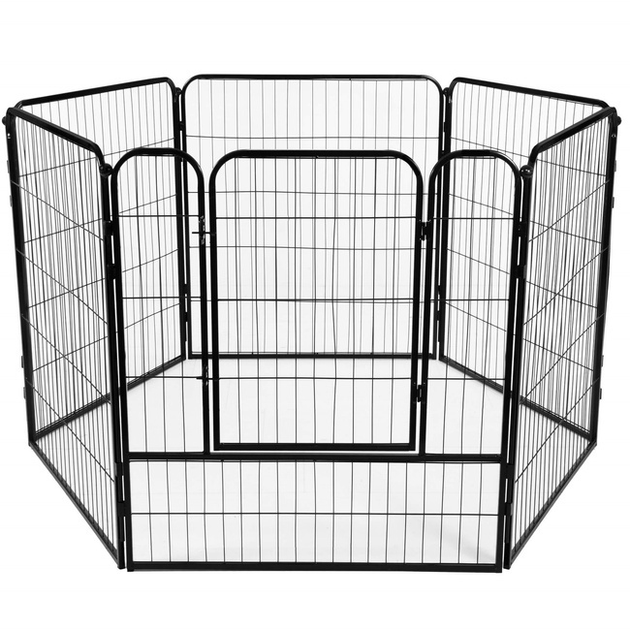 Kojec dla zwierząt SPRINGOS 184x94x100 cm czarny (5907719433677) - obraz 14