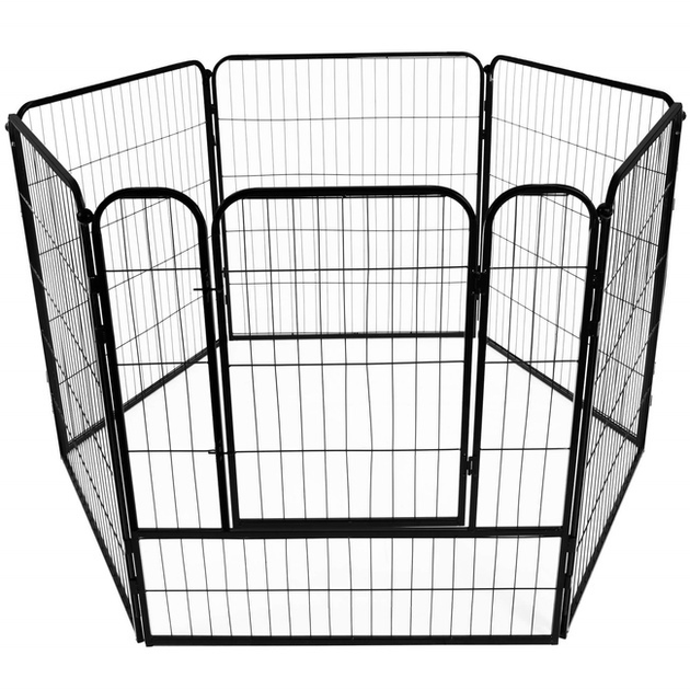 Kojec dla zwierząt SPRINGOS 184x94x100 cm czarny (5907719433677) - obraz 15