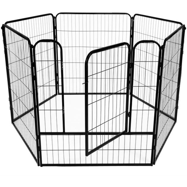 Kojec dla zwierząt SPRINGOS 184x94x100 cm czarny (5907719433677) - obraz 16