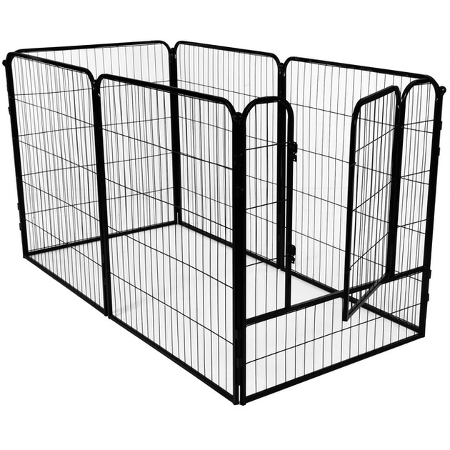 Kojec dla zwierząt SPRINGOS 184x94x100 cm czarny (5907719433677) - obraz 19