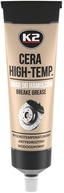 Wysokotemperaturowy smar syntetyczny K2 Cera Break Grease 100 ml (5906534013590) - obraz 1