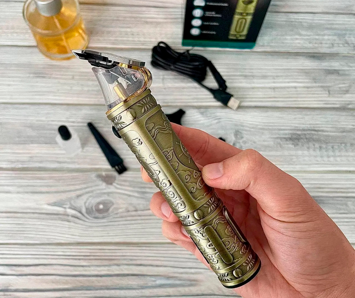 Триммер для стрижки волос на аккумуляторе VGR V-085, 3 насадки, АКБ 1500 mAh - изображение 7