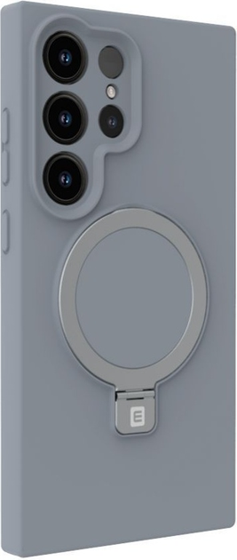 Панель Evelatus Premium Magnetic with Stand Soft Touch Silicone Case для Samsung Galaxy S25 Ultra Silver (EVESAMS25UPMSSCS) - зображення 1