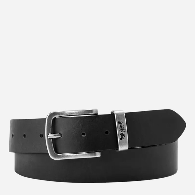 Ремінь з натуральної шкіри Levi`s 002G4-0000 95 см Чорний (7626725870518) - зображення 1