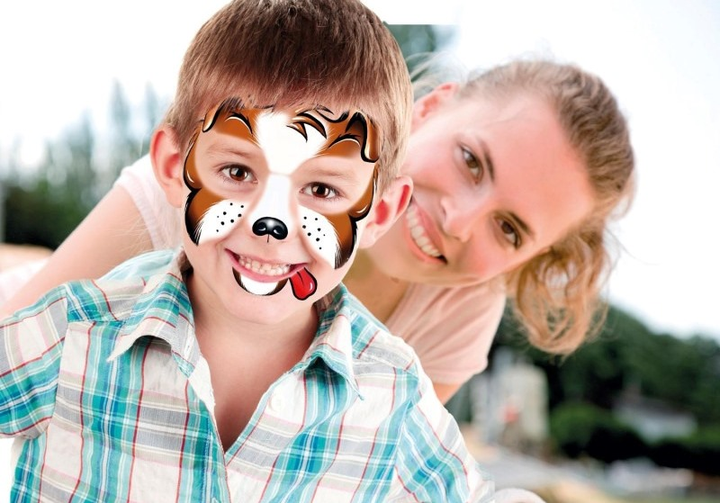 Zestaw do tworzenia tatuaży Interplay na twarzy Pet Pack FAC-40134 (5026175190020) - obraz 4