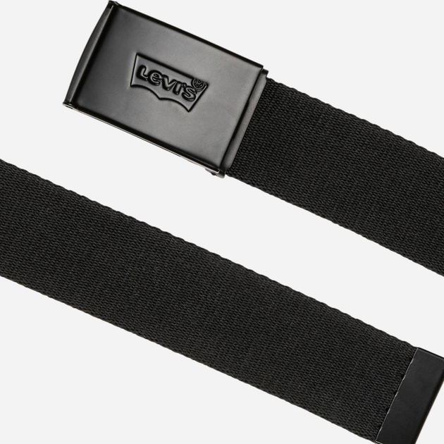 Ремінь тканинний Levi`s 38023-0030 125 см Чорний (7613417707917) - зображення 2