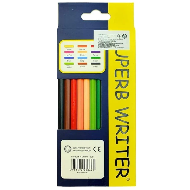 Карандаши цветные "Marсo" Superb Writer 4100-12CB, 12 цветов - изображение 2