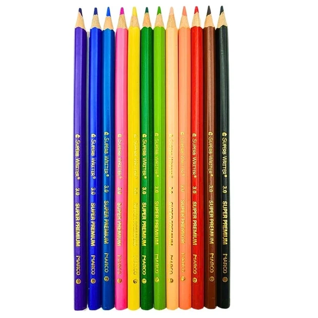 Карандаши цветные "Marсo" Superb Writer 4100-12CB, 12 цветов - изображение 3