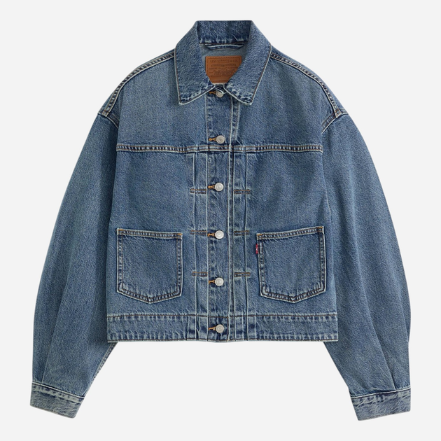 Джинсова куртка жіноча Levi`s 003NQ-0003 L Синя (5401187357508) - зображення 5