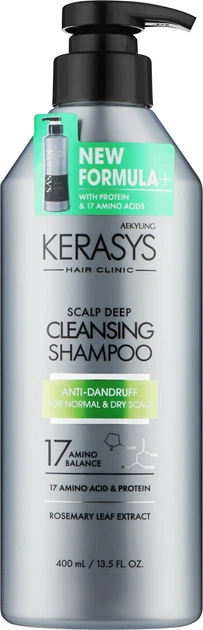 Шампунь против перхоти Kerasys Scalp Care Deep Cleansing Shampoo для нормальных и сухих волос 400 мл (8801046877548) - Фото 1 Шампунь против перхоти Kerasys Scalp Care Deep Cleansing Shampoo для нормальных и сухих волос 400 мл (8801046877548) - изображение 1