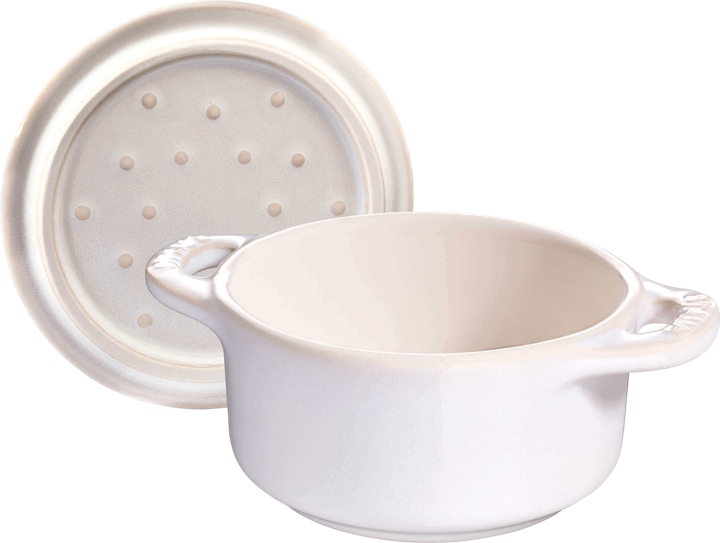 Zestaw garnków Staub Gift Giving Mini Cocotte okrągły 10 cm 4 szt (ZES3272340049989) - obraz 3