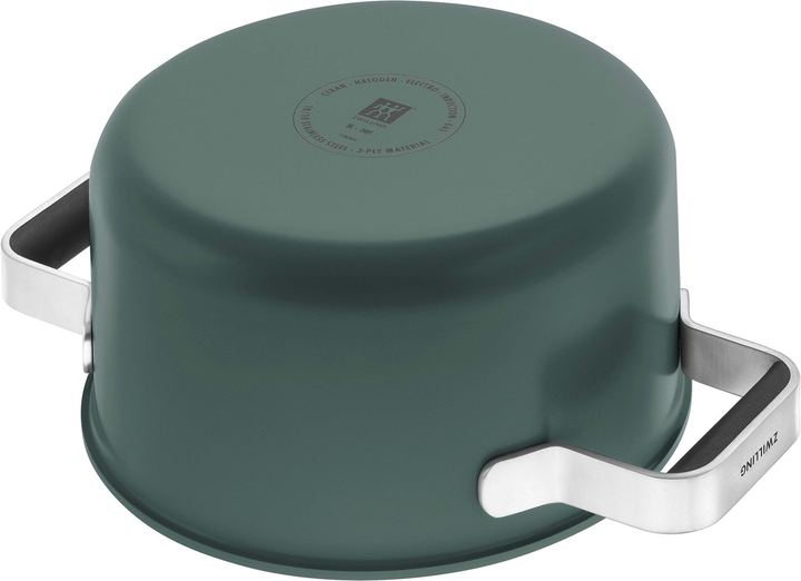 Набір каструль Zwilling Pure 3 шт Зелених (4009839676376) - зображення 5