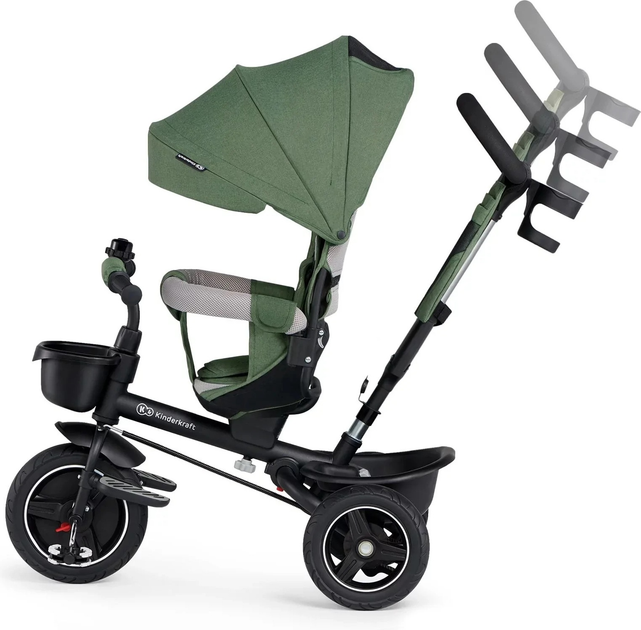 Триколісний велосипед Kinderkraft Spinstep Pink (5902533916528) - зображення 11