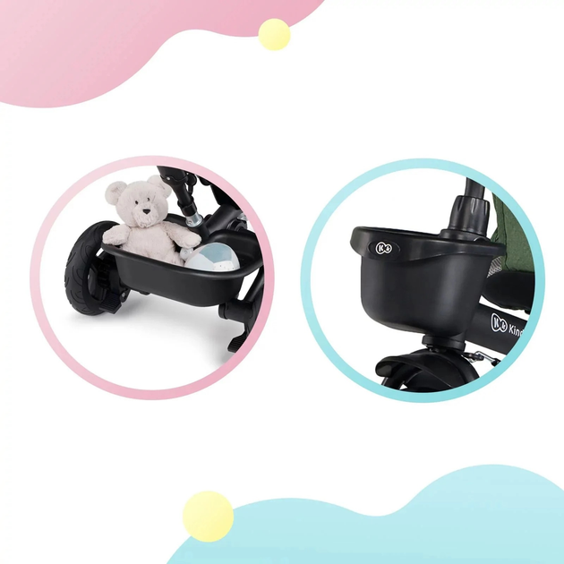 Триколісний велосипед Kinderkraft Spinstep Pink (5902533916528) - зображення 18