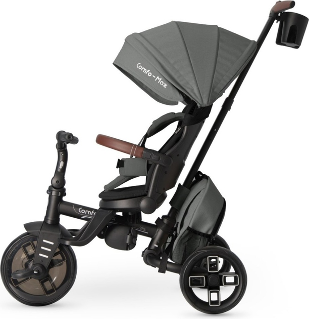 Rowerek trójkołowy Qplay Comfo Max Grey (5061047482285) - obraz 2