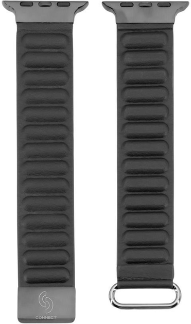 Ремінець Connect Cortical Back Buckle Magnetic Suction для Apple Watch 38/40/41 мм Black (CONAPP38CBMB) - зображення 1