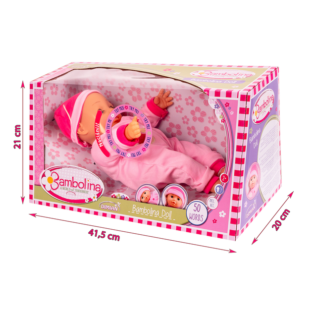 Лялька Bambolina Флора 35 см розмовляюча з аксесуарами BD310UA (4895167903105) - зображення 6