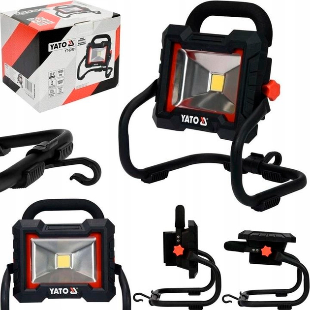 Reflektor LED YATO 18V 1600Lm 20W (YT-82961)  - obraz 8