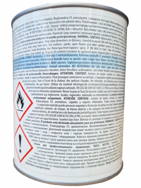 Краска структурная для бампера Bumper Paint 1л чорная - изображение 3