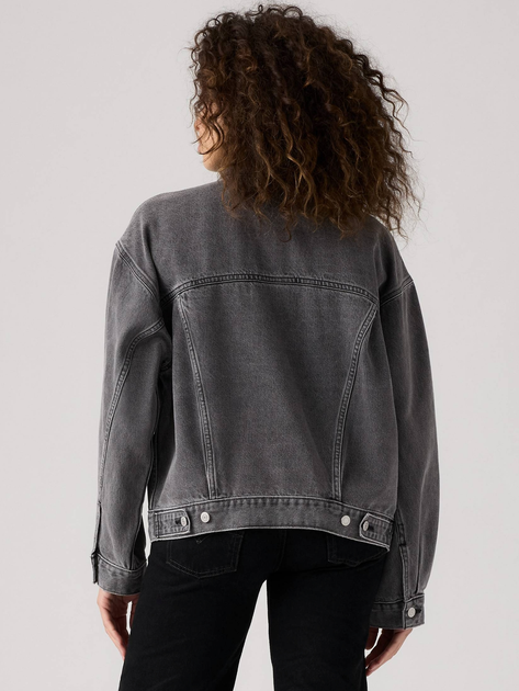 Джинсова куртка жіноча Levi`s A1743-0000 L Графітова (5400970981838) - зображення 2