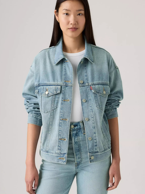Kurtka jeansowa damska Levi`s A1743-0140 XS Błękitna - obraz 3