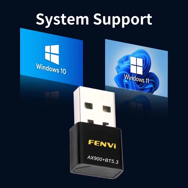 Беспроводной адаптер Fenvi FU-AX900В Wi-Fi 6, Bluetooth 5.3 Dual Band 2.4G 5G - Фото 6 Беспроводной адаптер Fenvi FU-AX900В Wi-Fi 6, Bluetooth 5.3 Dual Band 2.4G 5G - изображение 6