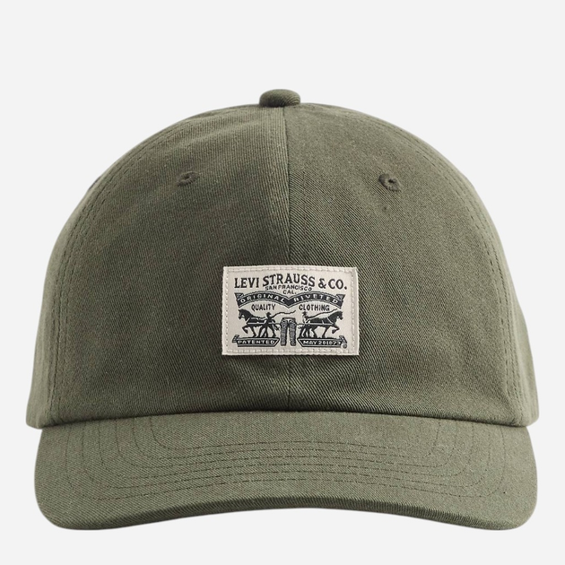 Czapka z daszkiem bejsbolówka Levi`s 000A9-0025 One Size Zielona - obraz 1
