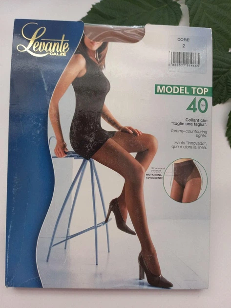 Коригувальні жіночі колготи levante model top 40 den 2 dore - Фото 1 Коригувальні жіночі колготи levante model top 40 den 2 dore - зображення 1
